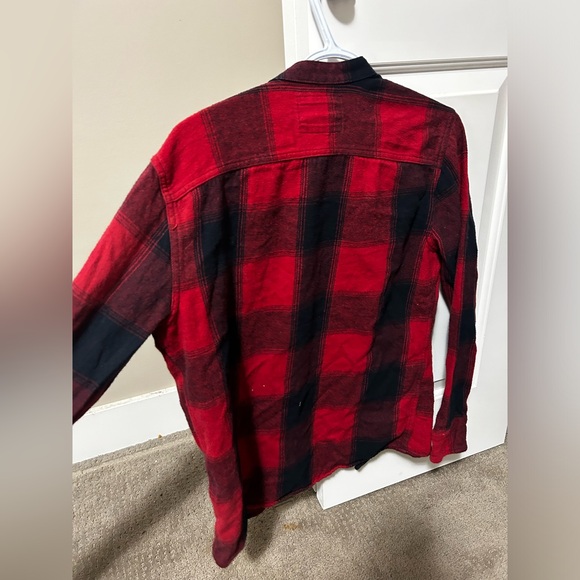 Plaid Flannel Button Up Hollister - Picture 4 of 5